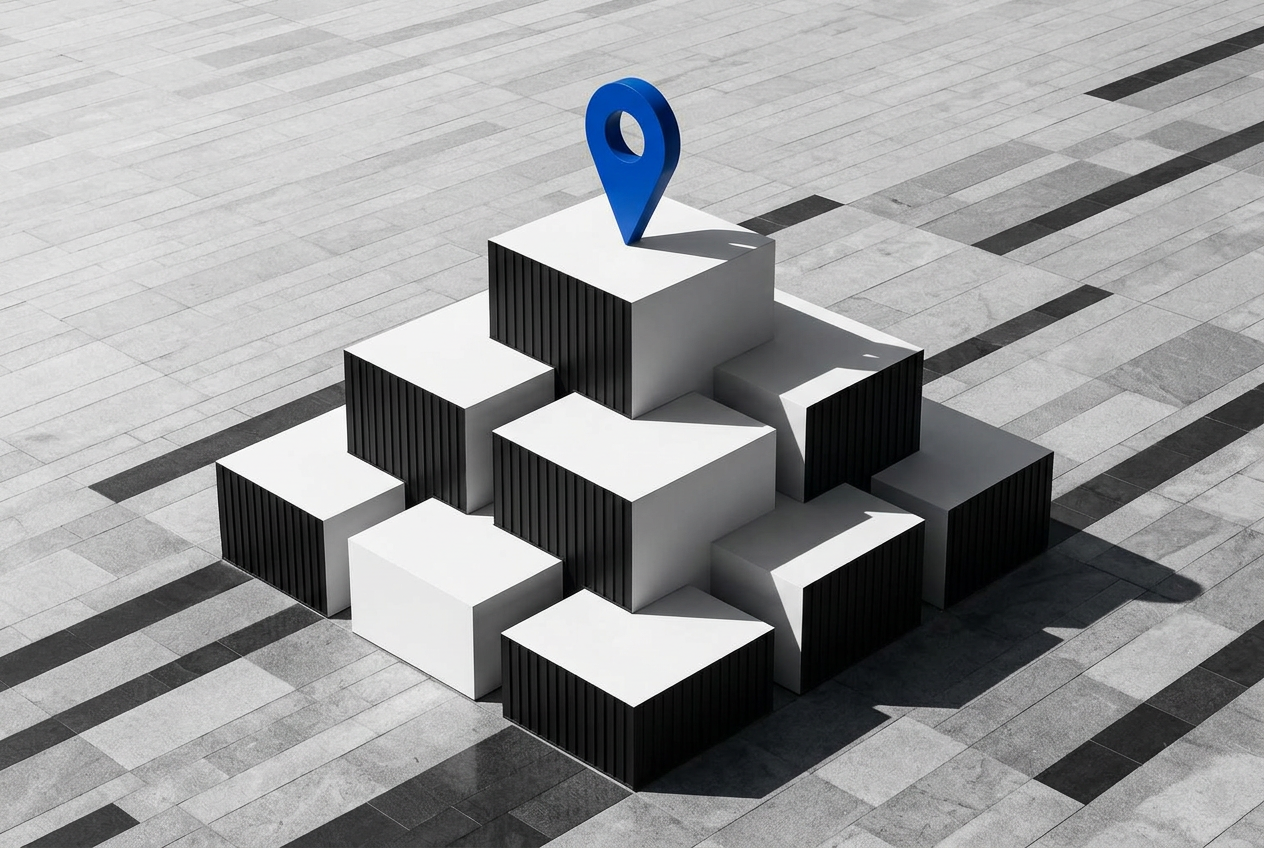 Composição editorial sobre como aparecer no topo do google meu negócio
